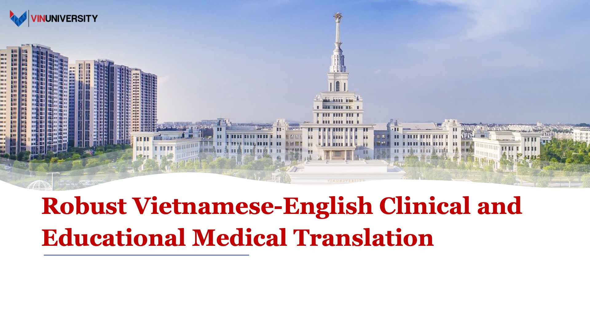 Vietnamese-English Medical Translation Project Cover